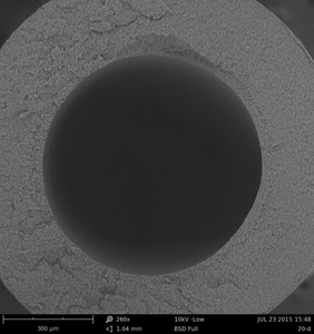 Fibras de membrana de microfiltração de bebidas de separação de PVDF